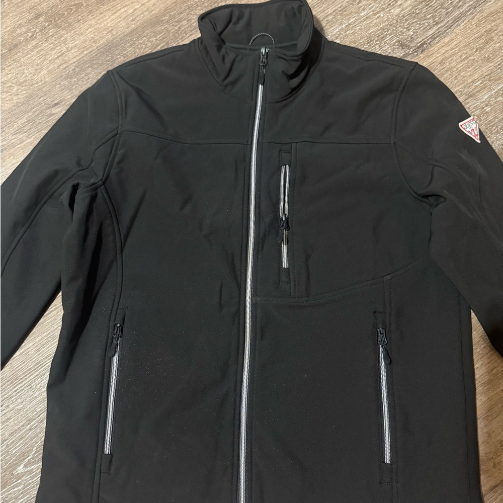 Men's Black Softshell Jacket